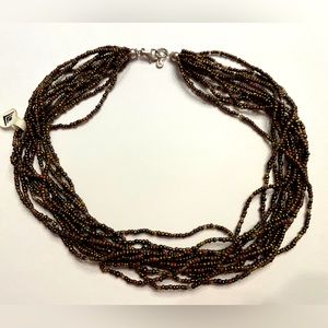 Hand Beaded Costa Rican Necklace
